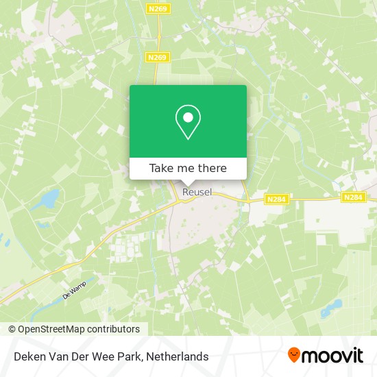 Deken Van Der Wee Park Karte