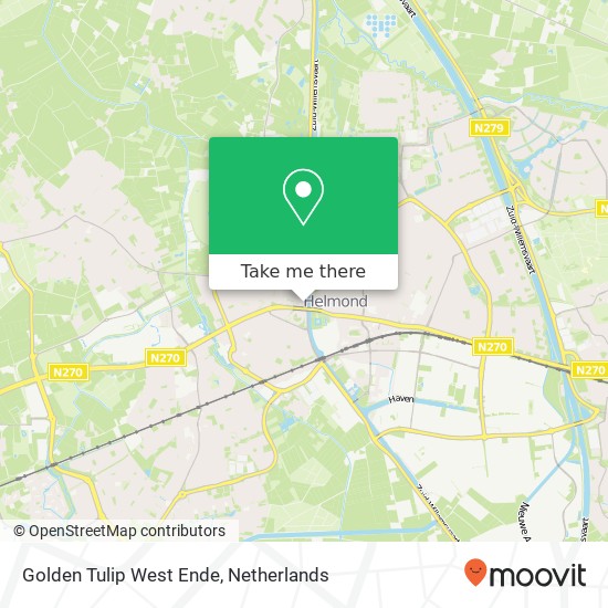 Golden Tulip West Ende map