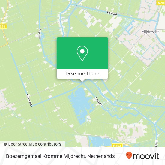 Boezemgemaal Kromme Mijdrecht map