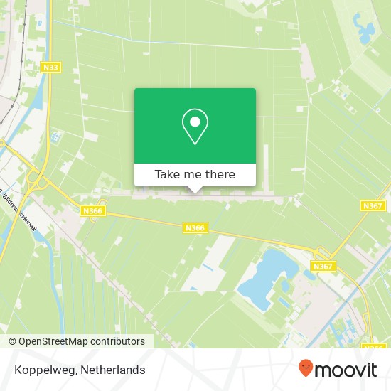 Koppelweg Karte