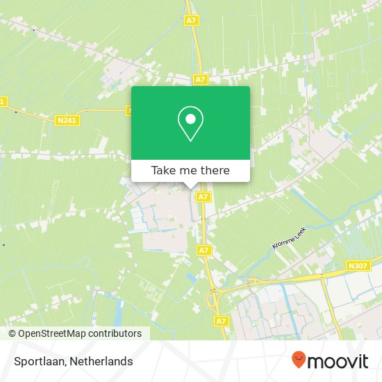 Sportlaan map