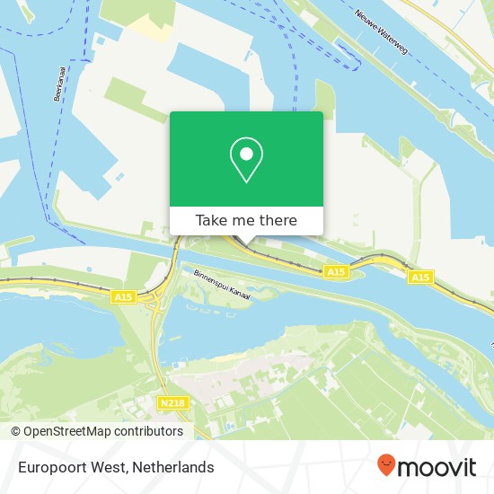 Europoort West map