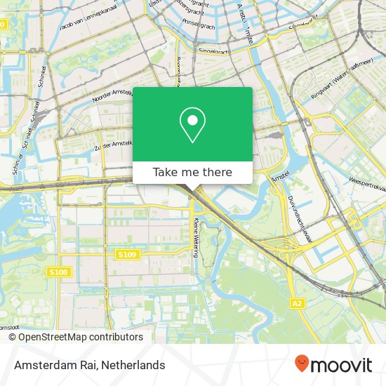 Amsterdam Rai map