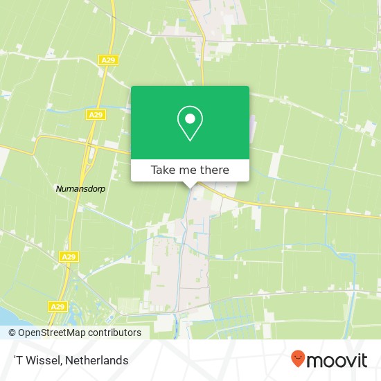 'T Wissel map