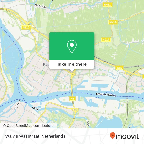 Walvis Wasstraat map