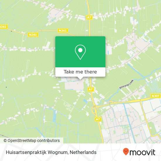 Huisartsenpraktijk Wognum Karte