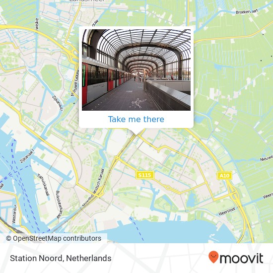 Station Noord map