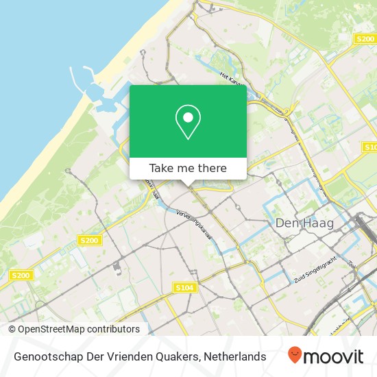 Genootschap Der Vrienden Quakers map