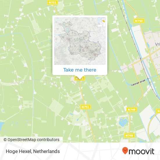 Hoge Hexel map