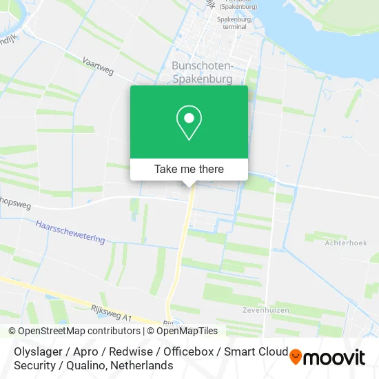 Olyslager / Apro / Redwise / Officebox / Smart Cloud Security / Qualino map