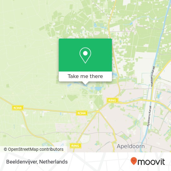 Beeldenvijver map