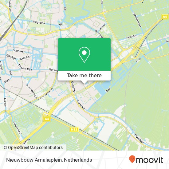 Nieuwbouw Amaliaplein Karte