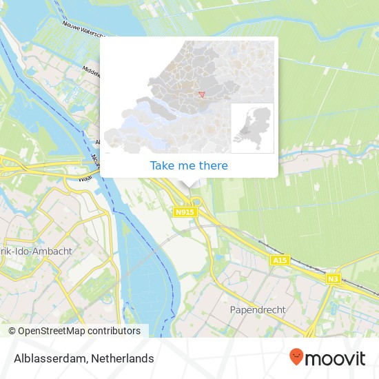 Alblasserdam map