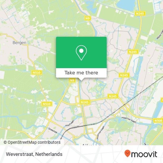 Weverstraat map