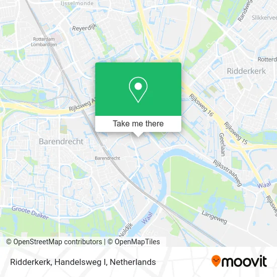 Ridderkerk, Handelsweg I map