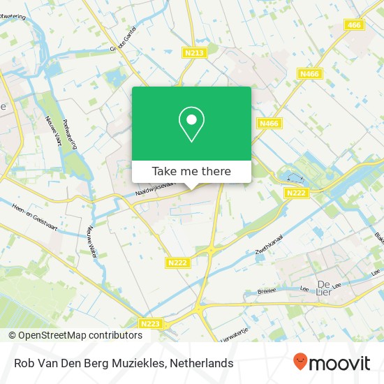 Rob Van Den Berg Muziekles map