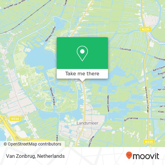 Van Zonbrug map