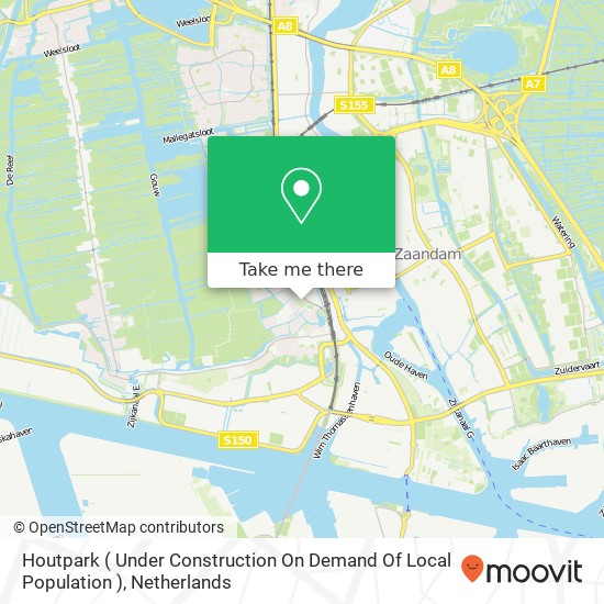 Houtpark ( Under Construction On Demand Of Local Population ) map