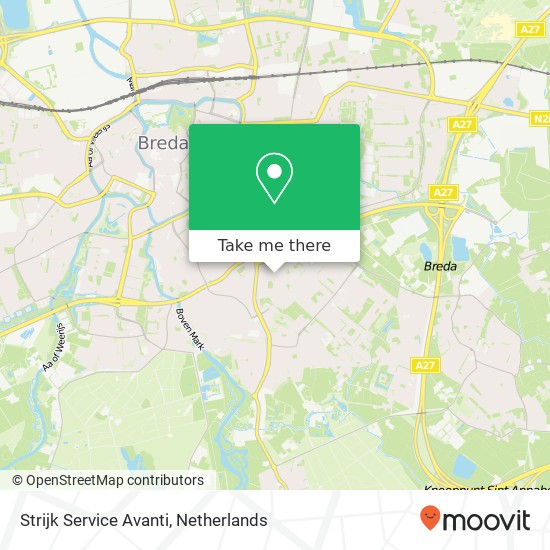 Strijk Service Avanti map