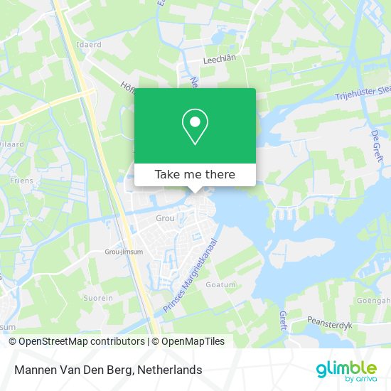 Mannen Van Den Berg map