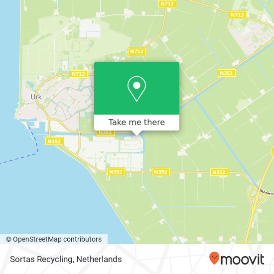 Sortas Recycling map