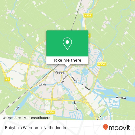 Babyhuis Wierdsma map