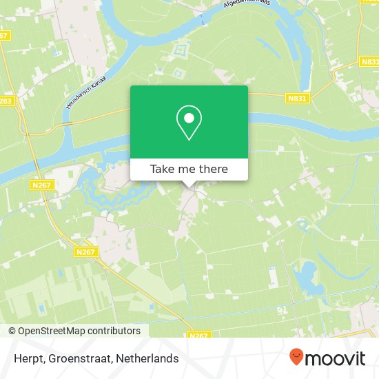 Herpt, Groenstraat map