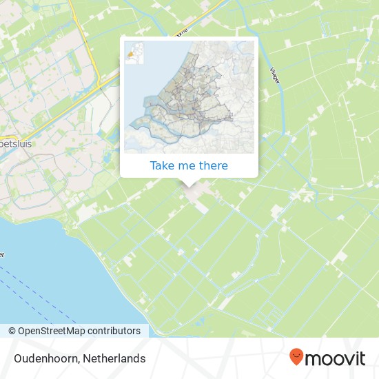 Oudenhoorn map