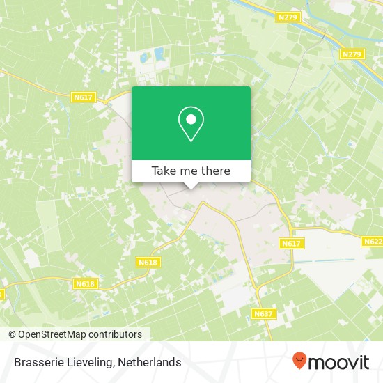 Brasserie Lieveling map