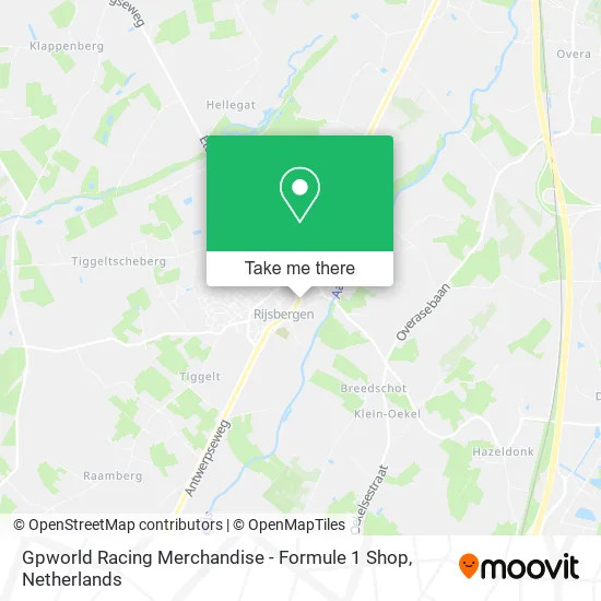 Gpworld Racing Merchandise - Formule 1 Shop map