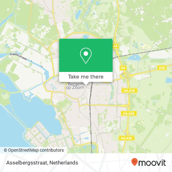Asselbergsstraat Karte