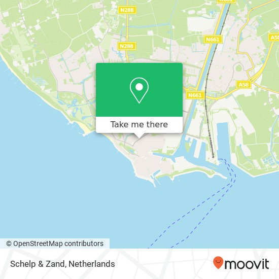 Schelp & Zand map