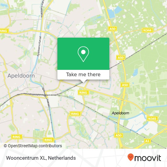 Wooncentrum XL map