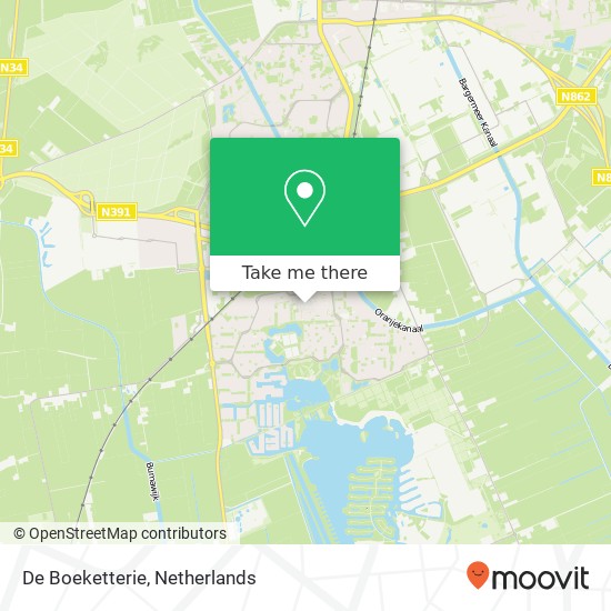 De Boeketterie map