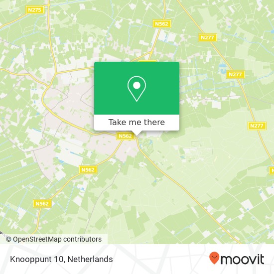 Knooppunt 10 map