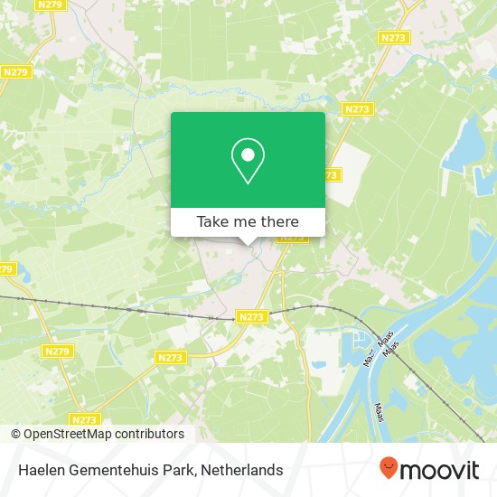 Haelen Gementehuis Park map