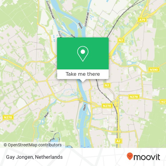 Gay Jongen map