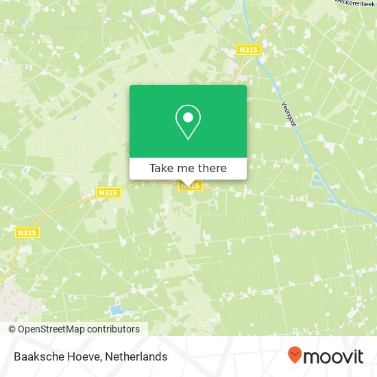Baaksche Hoeve map