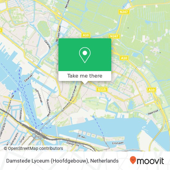 Damstede Lyceum (Hoofdgebouw) map