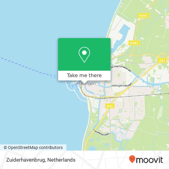 Zuiderhavenbrug map