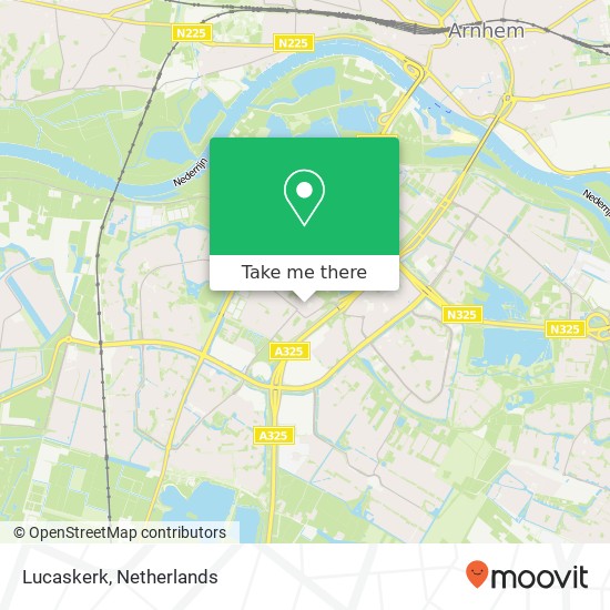 Lucaskerk map