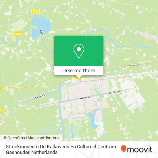 Streekmuseum De Kalkovens En Cultureel Centrum Gashouder Karte