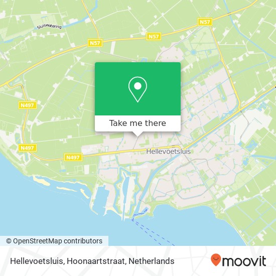 Hellevoetsluis, Hoonaartstraat map