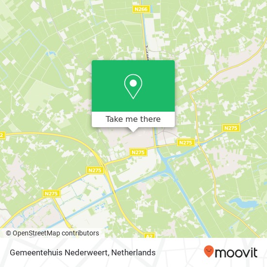 Gemeentehuis Nederweert map