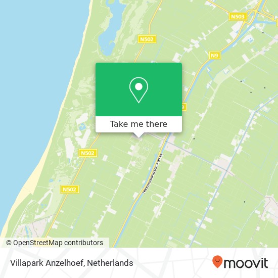 Villapark Anzelhoef map