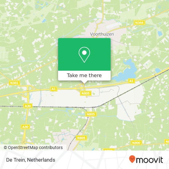 De Trein map