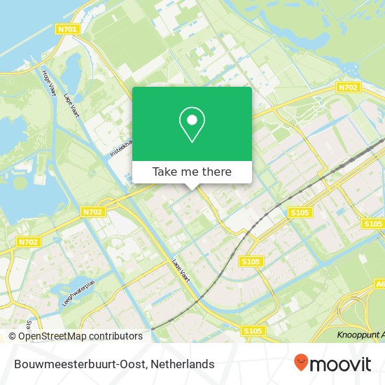 Bouwmeesterbuurt-Oost map