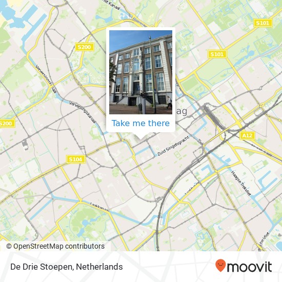 De Drie Stoepen map