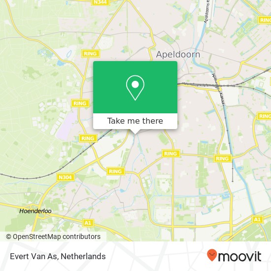 Evert Van As map