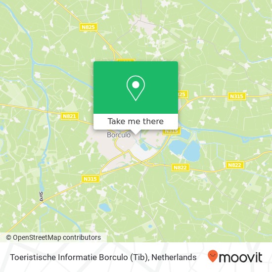 Toeristische Informatie Borculo (Tib) map